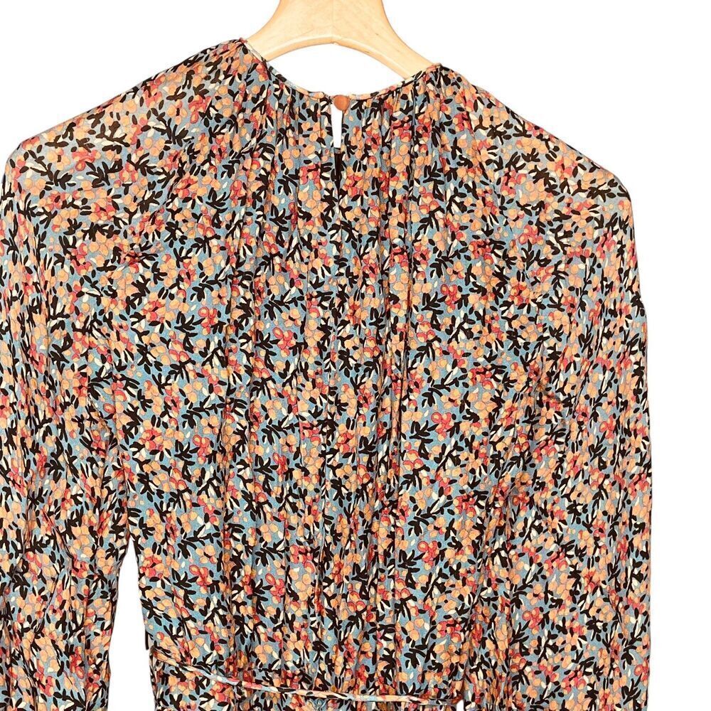 Derek Lam Collective Floral Tie Dress - Picture 12 of 16